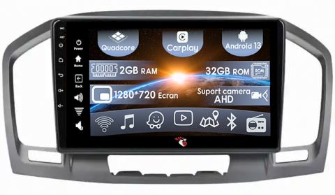 Opel - (Resigilata) Navigatie dedicata Opel Insignia, 2GB RAM 32GB ROM, Quad Core, Display 9" IPS Full HD, Carplay, Android 13, Bluetooth, Magazin Play, Suport camere AHD
