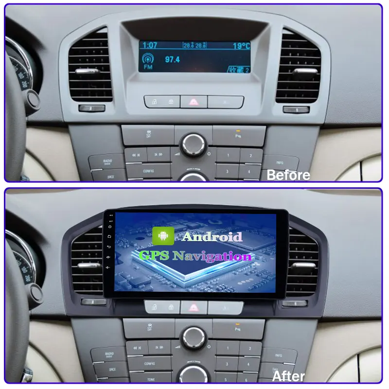 Navigatie dedicata Opel Insignia, 4GB RAM 64GB ROM, Octacore, Android 13, Display QLED 9", DSP, Carplay, Android Auto, Internet, Youtube, Waze, WIFI, Bluetooth [4]