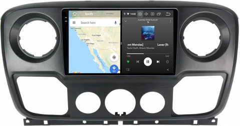 Navigatie dedicata Opel Movano, Renault Master 2020-2021, 12GB RAM 256GB ROM, Android 13, Rezolutie 2K, Display QLED, 10", DSP, Carplay, Android Auto, Internet, Youtube, Waze, Wi Fi, USB [3]