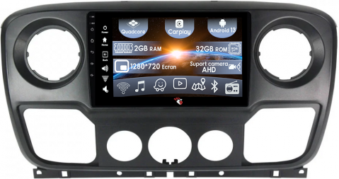 Renault - (Resigilata) Navigatie dedicata Opel Movano, Renault Master 2020-2021, 2GB RAM 32GB ROM, Quad Core, Display 10" IPS Full HD, Carplay, Android 13, Bluetooth, Magazin Play, Suport camere AHD