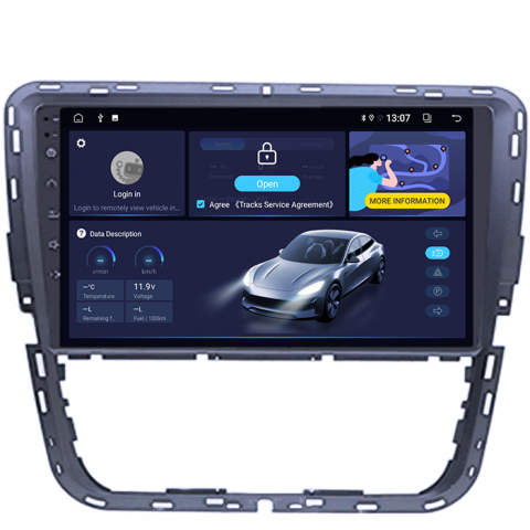 (Resigilata) Navigatie dedicata Passat 2012-2015, 2GB RAM 32GB ROM, Quad Core, Display 9" IPS Full HD, Carplay, Android 14, Bluetooth, Magazin Play, Suport camere AHD [4]