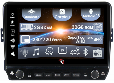 Opel - Navigatie dedicata Agila, Suzuki Splash, Ritz cu butoane rotative model 2024, 9 Inch, 2GB RAM 32GB ROM, Quadcore, Android 13, WiFi, Bluetooth, Magazin Play