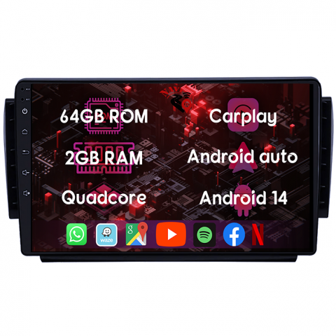 (Resigilata) Navigatie dedicata Peugeot 2008 (2015+), 2GB RAM 32GB ROM, Quad Core, Display 9" IPS Full HD, Carplay, Android 13, Bluetooth, Magazin Play, Suport camere AHD [9]