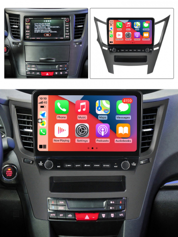 Navigatie dedicata Legacy Outback 2009-2014 cu butoane rotative model 2024, 9 Inch, 2GB RAM 32GB ROM, Quadcore, Android 13, WiFi, Bluetooth, Magazin Play [3]
