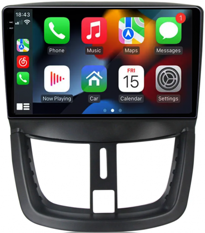 Navigatie dedicata Peugeot 207 2006-2015, 12GB RAM 256GB ROM, Android 13, Rezolutie 2K, Display QLED, 9", DSP, Carplay, Android Auto, Internet, Youtube, Waze, Wi Fi, USB [1]