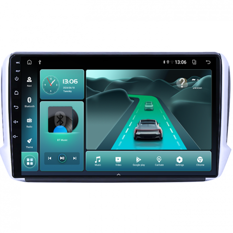(Resigilata) Navigatie dedicata Peugeot 208 / 2008 ( 2012 - 2020 ), 2GB RAM 32GB ROM, Quad Core, Display 9" IPS Full HD, Carplay, Android 13, Bluetooth, Magazin Play, Suport camere AHD [7]
