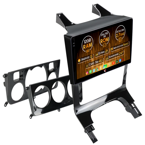 3008 2009-2015 - Navigatie dedicata Peugeot 3008 2009-2015, 5008 2009+, 12GB RAM 256GB ROM, Android 13, Rezolutie 2K, Display QLED, 9", DSP, Carplay, Android Auto, Internet, Youtube, Waze, Wi Fi, USB