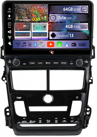 Vios 2018-2019 - Navigatie dedicata Iveco Daily 2013-2020 cu butoane rotative model 2024, 4GB RAM 64GB ROM, Quadcore, Android 13, Display QLED 9", DSP, Carplay, Android Auto, Internet, Youtube, Waze,
