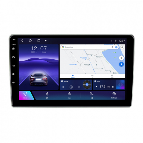 Navigatie dedicata Peugeot 307 2001-2008, 4GB RAM 64GB ROM, Octacore, Android 13, Display QLED 9", DSP, Carplay, Android Auto, Internet, Youtube, Waze, WIFI, Bluetooth [1]