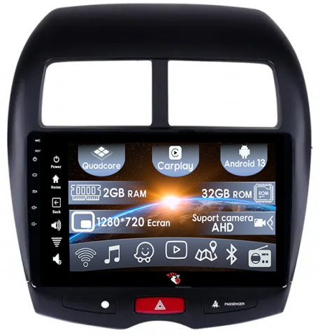 Peugeot - (Resigilata) Navigatie dedicata Peugeot 4008, 2GB RAM 32GB ROM, Quad Core, Display 9" IPS Full HD, Carplay, Android 13, Bluetooth, Magazin Play, Suport camere AHD
