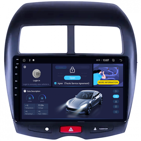 (Resigilata) Navigatie dedicata Peugeot 4008, 2GB RAM 32GB ROM, Quad Core, Display 9" IPS Full HD, Carplay, Android 13, Bluetooth, Magazin Play, Suport camere AHD [8]
