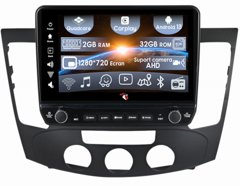 Sonata NF 2009 - Navigatie dedicata Sonata NF 2009 cu butoane rotative model 2024, 9 Inch, 2GB RAM 32GB ROM, Quadcore, Android 13, WiFi, Bluetooth, Magazin Play
