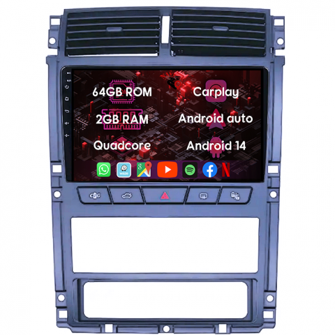 (Resigilata) Navigatie dedicata Peugeot 405 2010-2019, 2GB RAM 32GB ROM, Quad Core, Display 9" IPS Full HD, Carplay, Android 13, Bluetooth, Magazin Play, Suport camere AHD [9]