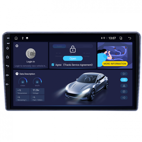 (Resigilata) Navigatie dedicata Peugeot 407 2004-2008, 2GB RAM 32GB ROM, Quad Core, Display 9" IPS Full HD, Carplay, Android 13, Bluetooth, Magazin Play, Suport camere AHD [4]