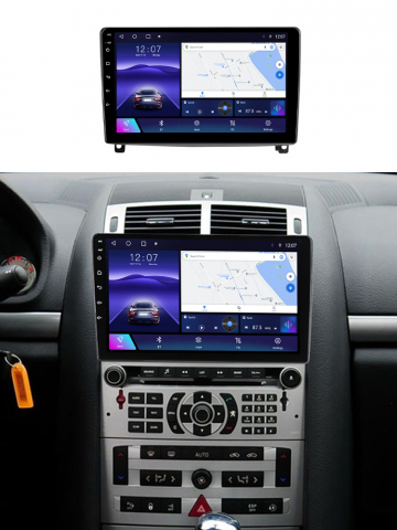 (Resigilata) Navigatie dedicata Peugeot 407 2004-2011, 2GB RAM 32GB ROM, Quad Core, Display 9" IPS Full HD, Carplay, Android 13, Bluetooth, Magazin Play, Suport camere AHD [5]