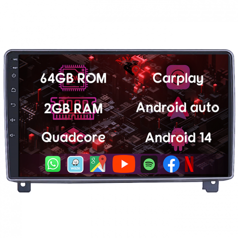 (Resigilata) Navigatie dedicata Peugeot 407 2004-2011, 2GB RAM 32GB ROM, Quad Core, Display 9" IPS Full HD, Carplay, Android 13, Bluetooth, Magazin Play, Suport camere AHD [9]