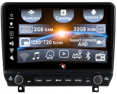 Zafira (2006-2014) - Navigatie dedicata Astra H 2006 - 2014 cu butoane rotative model 2024, 9 Inch, 2GB RAM 32GB ROM, Quadcore, Android 13, WiFi, Bluetooth, Magazin Play