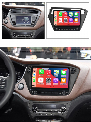 Navigatie dedicata I20 2015-2017 cu butoane rotative model 2024, 9 Inch, 2GB RAM 32GB ROM, Quadcore, Android 13, WiFi, Bluetooth, Magazin Play [4]