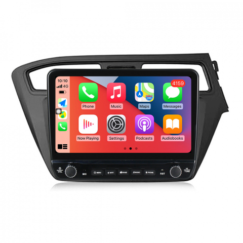 Navigatie dedicata I20 2015-2017 cu butoane rotative model 2024, 9 Inch, 2GB RAM 32GB ROM, Quadcore, Android 13, WiFi, Bluetooth, Magazin Play [1]