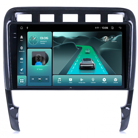 (Resigilata) Navigatie dedicata Porsche Cayenne 2002-2010 , Android 13, Display 9 inch, 2GB RAM +32 GB ROM, Internet , Aplicatii , Waze , WI-FI , USB , Bluetooth , Mirrorlink [8]