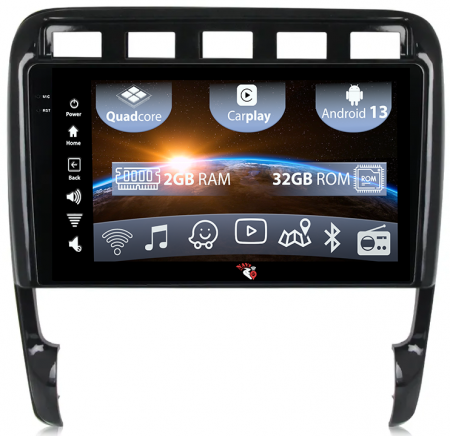 Porsche - (Resigilata) Navigatie dedicata Porsche Cayenne 2002-2010 , Android 13, Display 9 inch, 2GB RAM +32 GB ROM, Internet , Aplicatii , Waze , WI-FI , USB , Bluetooth , Mirrorlink