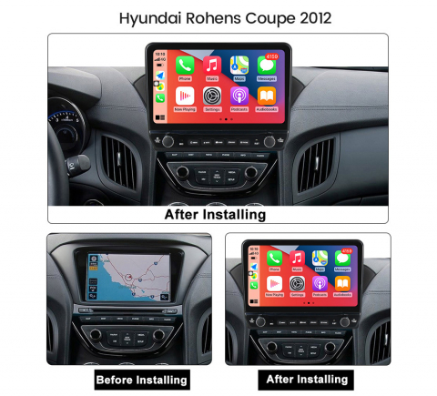 Navigatie dedicata Rohens Coupe 2012 cu butoane rotative model 2024, 9 Inch, 2GB RAM 32GB ROM, Quadcore, Android 13, WiFi, Bluetooth, Magazin Play [4]