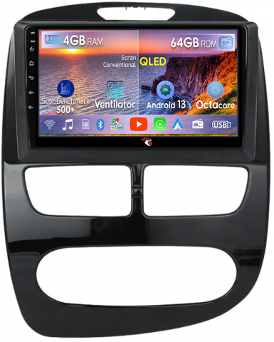 Renault Captur 2016-2019 - Navigatie dedicata Renault Captur 2016-2019, 4GB RAM 64GB ROM, Octacore, Android 13, Display QLED 9", DSP, Carplay, Android Auto, Internet, Youtube, Waze, WIFI, Bluetooth