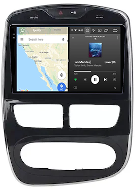 Navigatie dedicata Renault Clio 4 ( 2015 + ), 12GB RAM 256GB ROM, Android 13, Rezolutie 2K, Display QLED, 9", DSP, Carplay, Android Auto, Internet, Youtube, Waze, Wi Fi, USB [2]