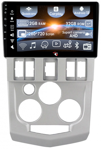 Dacia - (Resigilata) Navigatie dedicata Renault, Dacia L90 2004-2009 , 9 Inch, 2GB RAM 32GB ROM, Quadcore, Full HD, Android 13, WI-FI, Bluetooth, Magazin Play, Suport camere AHD