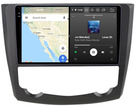 Navigatie dedicata Renault Kadjar 2015-2017, 12GB RAM 256GB ROM, Android 13, Rezolutie 2K, Display QLED, 9", DSP, Carplay, Android Auto, Internet, Youtube, Waze, Wi Fi, USB [2]
