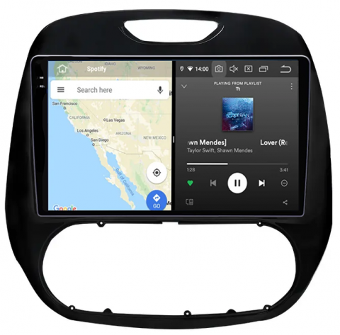 Navigatie dedicata Renault Kaptur 2016-2019, 12GB RAM 256GB ROM, Android 13, Rezolutie 2K, Display QLED, 9", DSP, Carplay, Android Auto, Internet, Youtube, Waze, Wi Fi, USB [2]