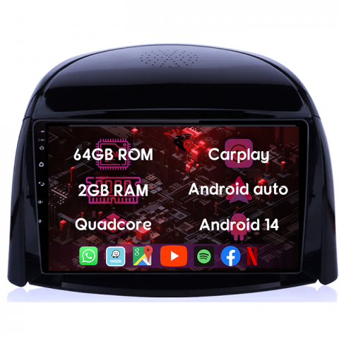 (Resigilata) Navigatie dedicata Renault Koleos 2008-2016, 2GB RAM 32GB ROM, Quad Core, Display 9" IPS Full HD, Carplay, Android 13, Bluetooth, Magazin Play, Suport camere AHD [7]