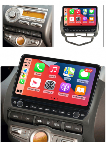 Navigatie dedicata Jazz City 2002-2007 cu butoane rotative model 2024, 9 Inch, 2GB RAM 32GB ROM, Quadcore, Android 13, WiFi, Bluetooth, Magazin Play [4]