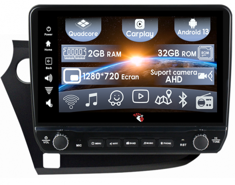 Honda - Navigatie dedicata Insight 2009-2014 cu butoane rotative model 2024, 9 Inch, 2GB RAM 32GB ROM, Quadcore, Android 13, WiFi, Bluetooth, Magazin Play