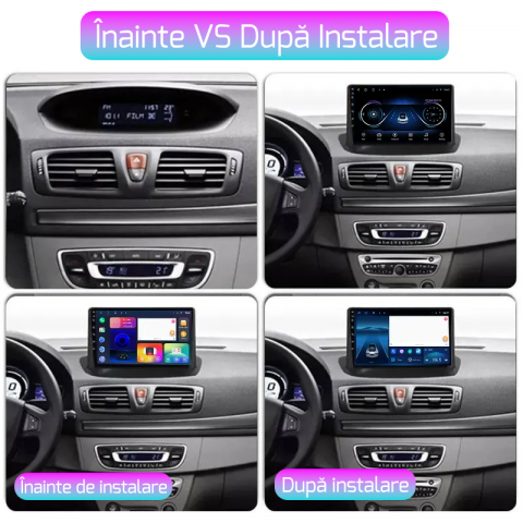 (Resigilata) Navigatie dedicata Renault Megane 3 2008-2014, 2GB RAM 32GB ROM, Quad Core, Display 9" IPS Full HD, Carplay, Android 13, Bluetooth, Magazin Play, Suport camere AHD [5]