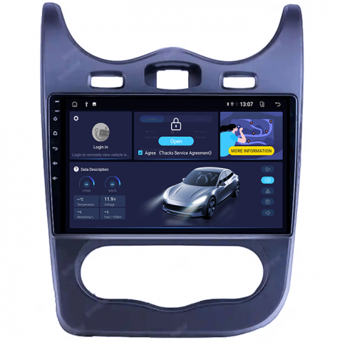 (Resigilata) Navigatie dedicata Renault Sandero 2013-2014, 2GB RAM 32GB ROM, Quad Core, Display 9" IPS Full HD, Carplay, Android 13, Bluetooth, Magazin Play, Suport camere AHD [8]