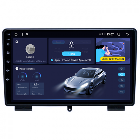 (Resigilata) Navigatie dedicata Rohens Coupe 2009-2011, 2GB RAM 32GB ROM, Quad Core, Display 9" IPS Full HD, Carplay, Android 13, Bluetooth, Magazin Play, Suport camere AHD [8]