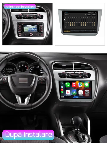 Navigatie dedicata Seat Altea 2004-2015 , 12GB RAM 256GB ROM, Android 13, Rezolutie 2K, Display QLED, 9", DSP, Carplay, Android Auto, Internet, Youtube, Waze, Wi Fi, USB [1]
