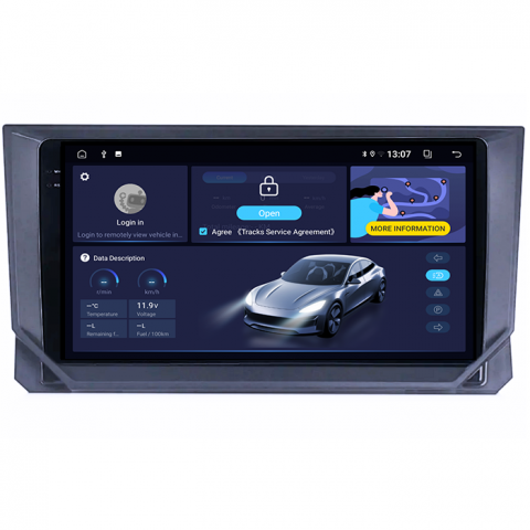 (Resigilata) Navigatie dedicata Seat Ibiza 2017-2020, 2GB RAM 32GB ROM, Quad Core, Display 9" IPS Full HD, Carplay, Android 13, Bluetooth, Magazin Play, Suport camere AHD [2]