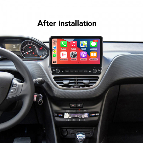 Navigatie dedicata Peugeot 2008 2013-2020 cu butoane rotative model 2024, 10 Inch, 2GB RAM 32GB ROM, Quadcore, Android 13, WiFi, Bluetooth, Magazin Play [2]