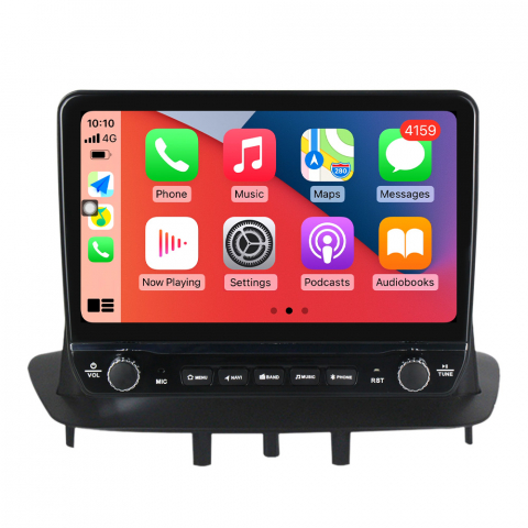 Navigatie dedicata Megane 3 2008-2014 cu butoane rotative model 2024, 9 Inch, 2GB RAM 32GB ROM, Quadcore, Android 13, WiFi, Bluetooth, Magazin Play [3]