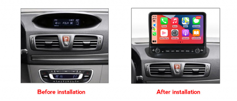 Navigatie dedicata Megane 3 2008-2014 cu butoane rotative model 2024, 9 Inch, 2GB RAM 32GB ROM, Quadcore, Android 13, WiFi, Bluetooth, Magazin Play [4]