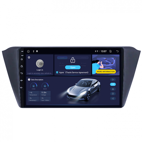 (Resigilata) Navigatie dedicata Skoda Fabia 2015, 2GB RAM 32GB ROM, Quad Core, Display 9" IPS Full HD, Carplay, Android 13, Bluetooth, Magazin Play, Suport camere AHD [3]