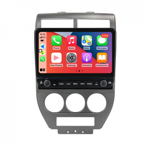 Navigatie dedicata Compass 2007-2009 cu butoane rotative model 2024, 10 Inch, 2GB RAM 32GB ROM, Quadcore, Android 13, WiFi, Bluetooth, Magazin Play [1]