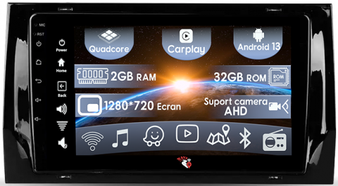 Skoda - (Resigilata) Navigatie dedicata Skoda Kodiaq ( 2016 - 2018 ), 2GB RAM 32GB ROM, Quad Core, Display 9" IPS Full HD, Carplay, Android 13, Bluetooth, Magazin Play, Suport camere AHD