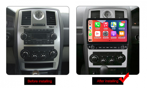 Navigatie dedicata Chrysler 300C 2004-2011 cu butoane rotative model 2024, 9 Inch, 2GB RAM 32GB ROM, Quadcore, Android 13, WiFi, Bluetooth, Magazin Play [4]