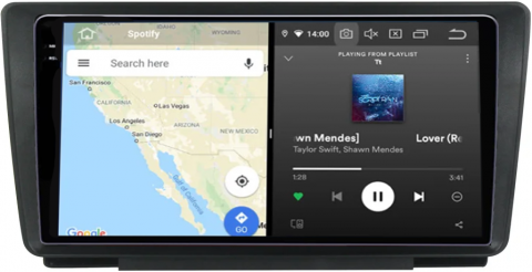 Navigatie dedicata Skoda Octavia 2008-2013, 12GB RAM 256GB ROM, Android 13, Rezolutie 2K, Display QLED, 9", DSP, Carplay, Android Auto, Internet, Youtube, Waze, Wi Fi, USB [1]
