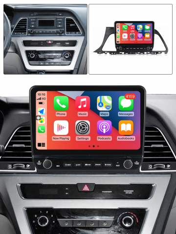 Navigatie dedicata Sonata9 2015-2018 cu butoane rotative model 2024, 9 Inch, 2GB RAM 32GB ROM, Quadcore, Android 13, WiFi, Bluetooth, Magazin Play [4]