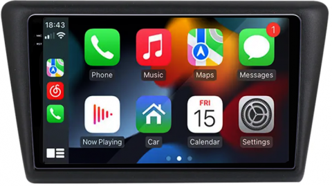 Navigatie dedicata Skoda Rapid 2013-2017, 12GB RAM 256GB ROM, Android 13, Rezolutie 2K, Display QLED, 9", DSP, Carplay, Android Auto, Internet, Youtube, Waze, Wi Fi, USB [1]