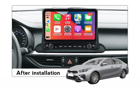 Navigatie dedicata Cerato 4 2018-2021 cu butoane rotative model 2024, 9 Inch, 2GB RAM 32GB ROM, Quadcore, Android 13, WiFi, Bluetooth, Magazin Play [4]